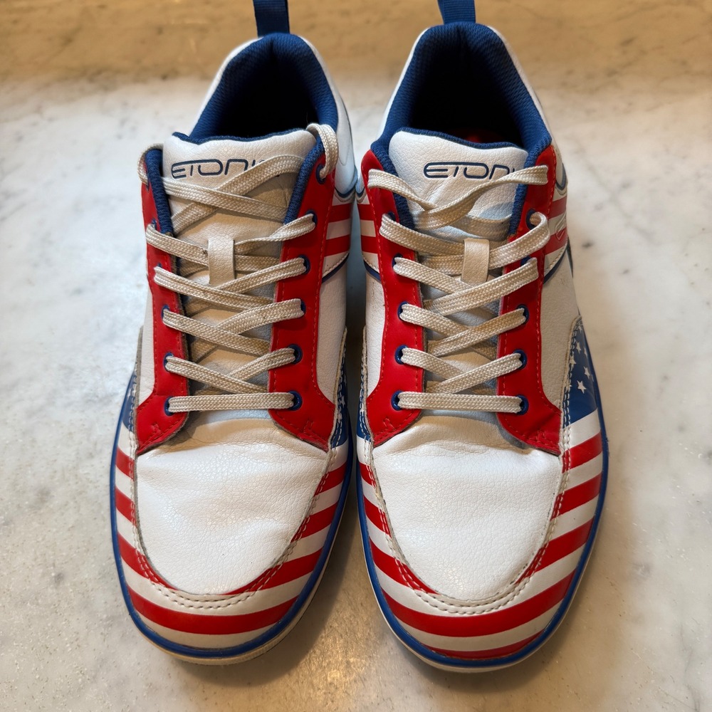 Etonic Golf Shoes Patriotic Stars & Stripes‎ Sneakers GS300RWB Mens 10